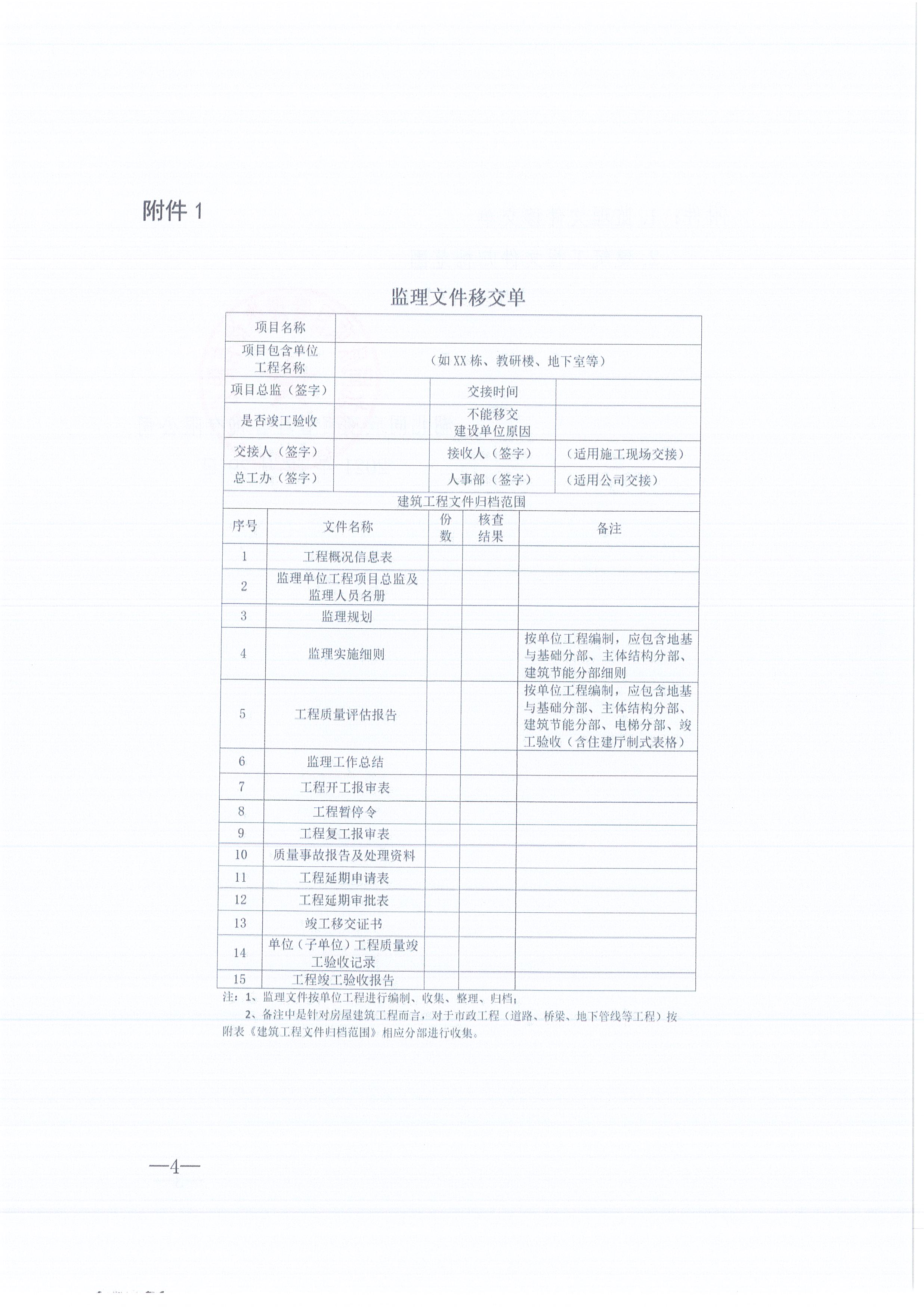 同欣咨詢[2021]16號監(jiān)理文件管理辦法（試行）4